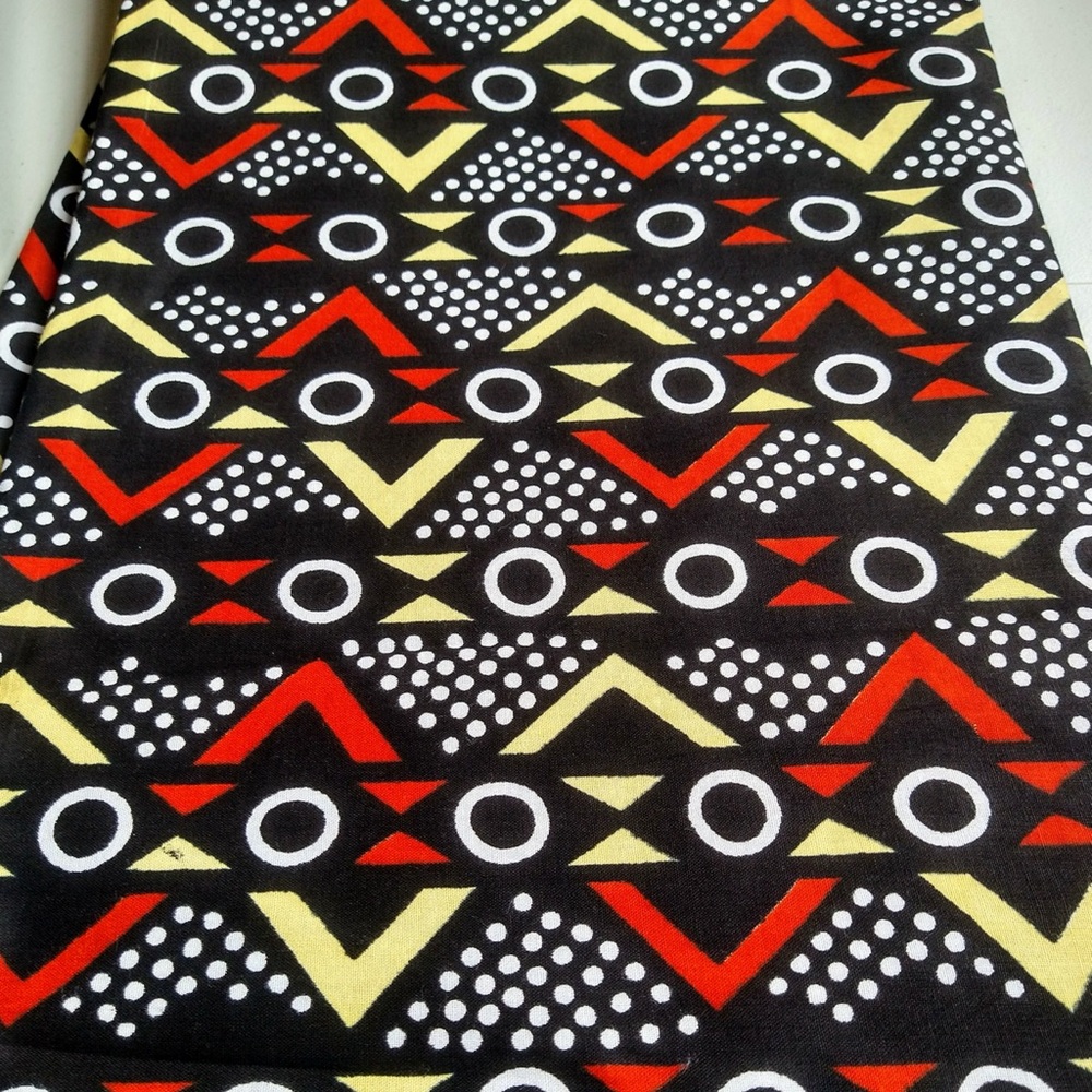 Authentic African Fabric 100%Cotton . $7 per  Yard. $35 for 6Yards